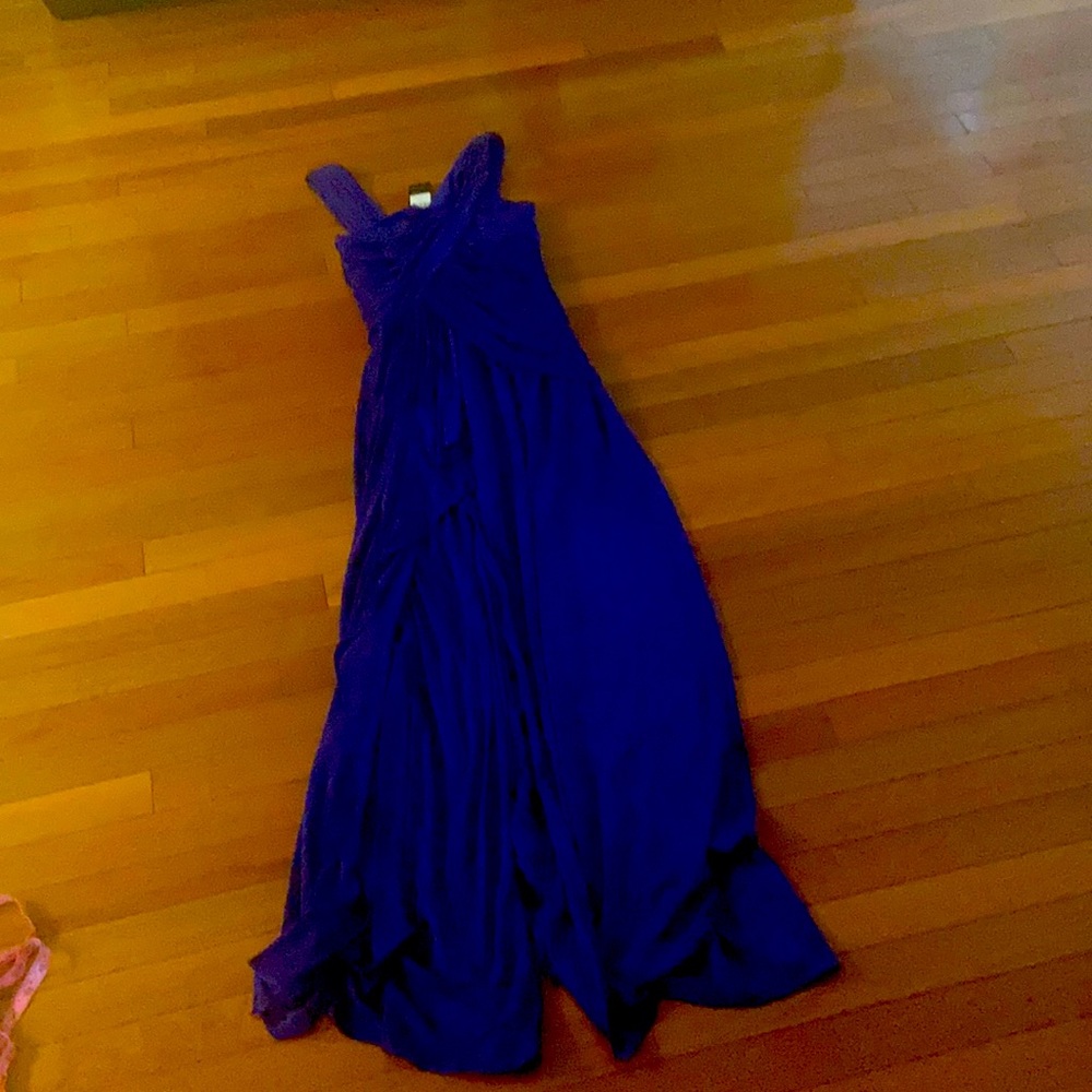 BCBGMaxazria Royal Blue Gown NWT